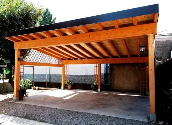 Навесы из дерева