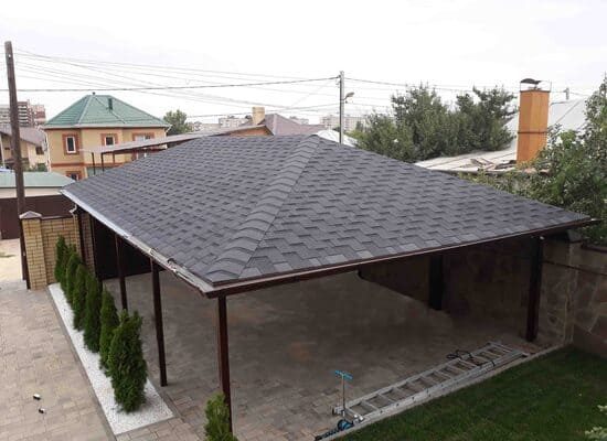 Навесы из мягкой кровли