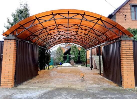 Навесы из поликарбоната